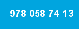 978 058 74 13 978 058 74 13